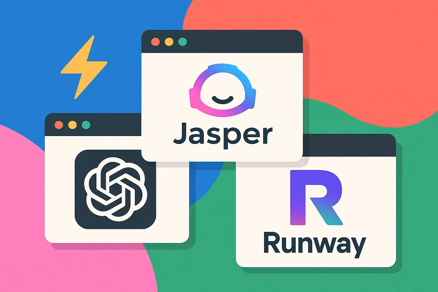 Топ AI-инструментов для ускорения: ChatGPT, Jasper и Runway